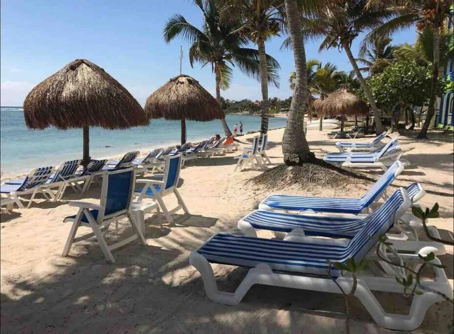 Beachfront Akumal Half Moon Bay 외부 사진