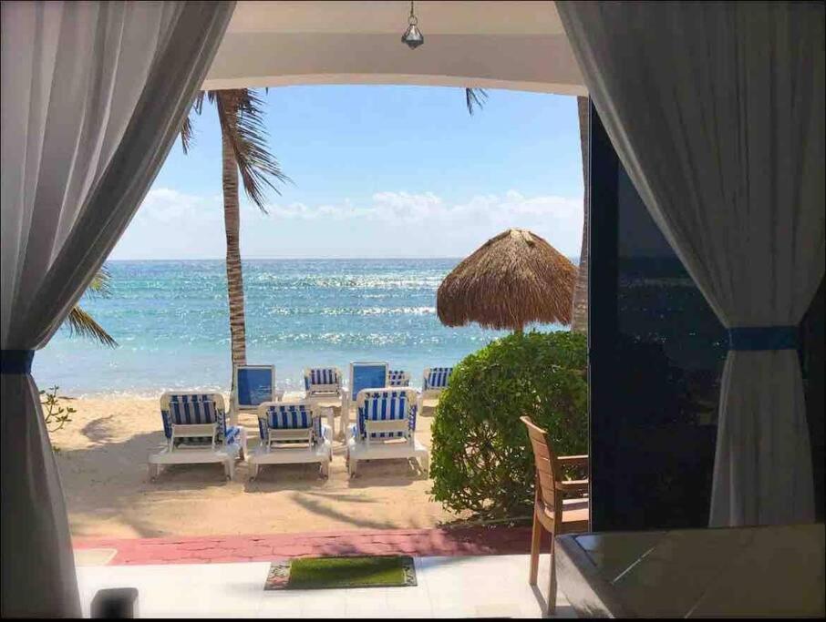 Beachfront Akumal Half Moon Bay 외부 사진