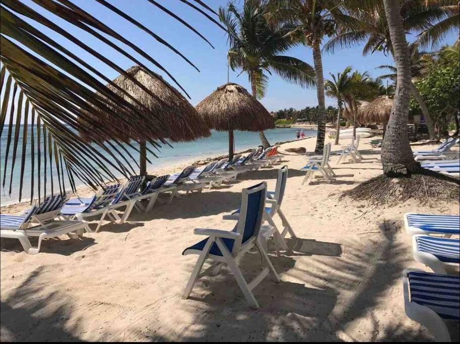 Beachfront Akumal Half Moon Bay 외부 사진
