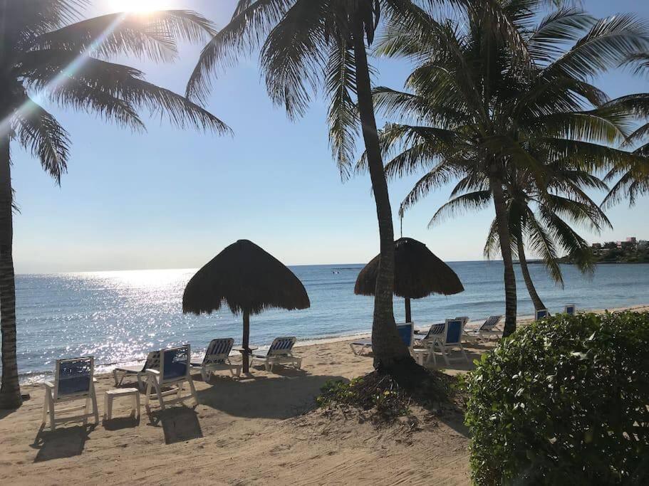 Beachfront Akumal Half Moon Bay 외부 사진